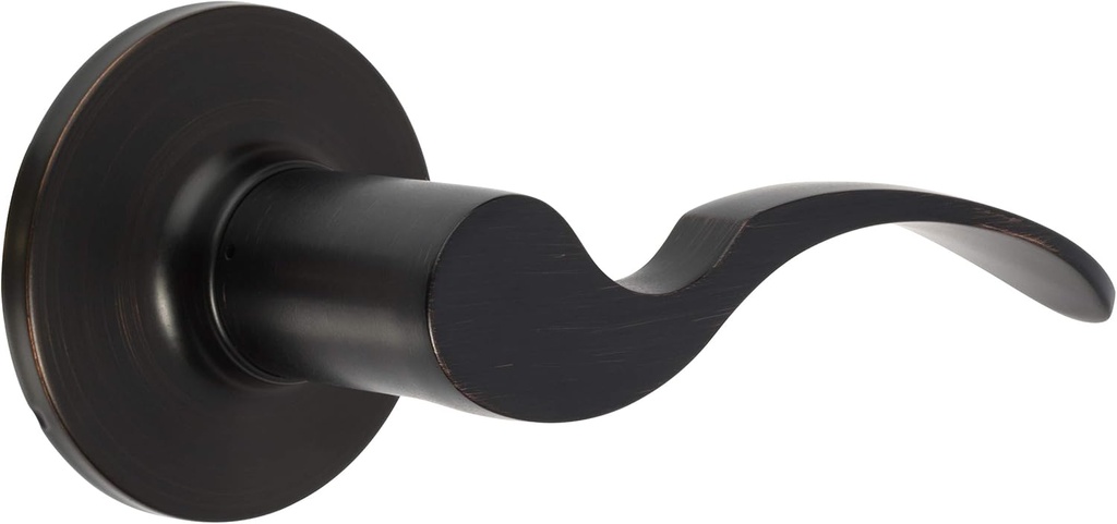 Dynasty Hardware MON-78-12P-RH Monterey Individual Dummy Door Lever Aged Oil Rubbed Bronze, Right Hand