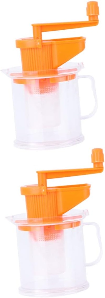 2pcs Soy Milk Maker Machine Soybean Milk Machine Soymilk Maker Diy Multifunctional Juicer Random Color