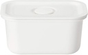MUJI PP Food Container for Valve with Bento Box, White rekutangura- about