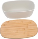 Bread Storage Container Lid Large Kitchen Bread Box for Home Use 100% Food-Grade Bamboo Easy Open Design