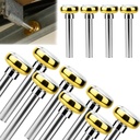 12 Pack Rollup Door Rollers Hardware On Box Truck for 1" Track, Heavy-Duty Truck and Trailer Door Rollers, 3.3" Overall Length