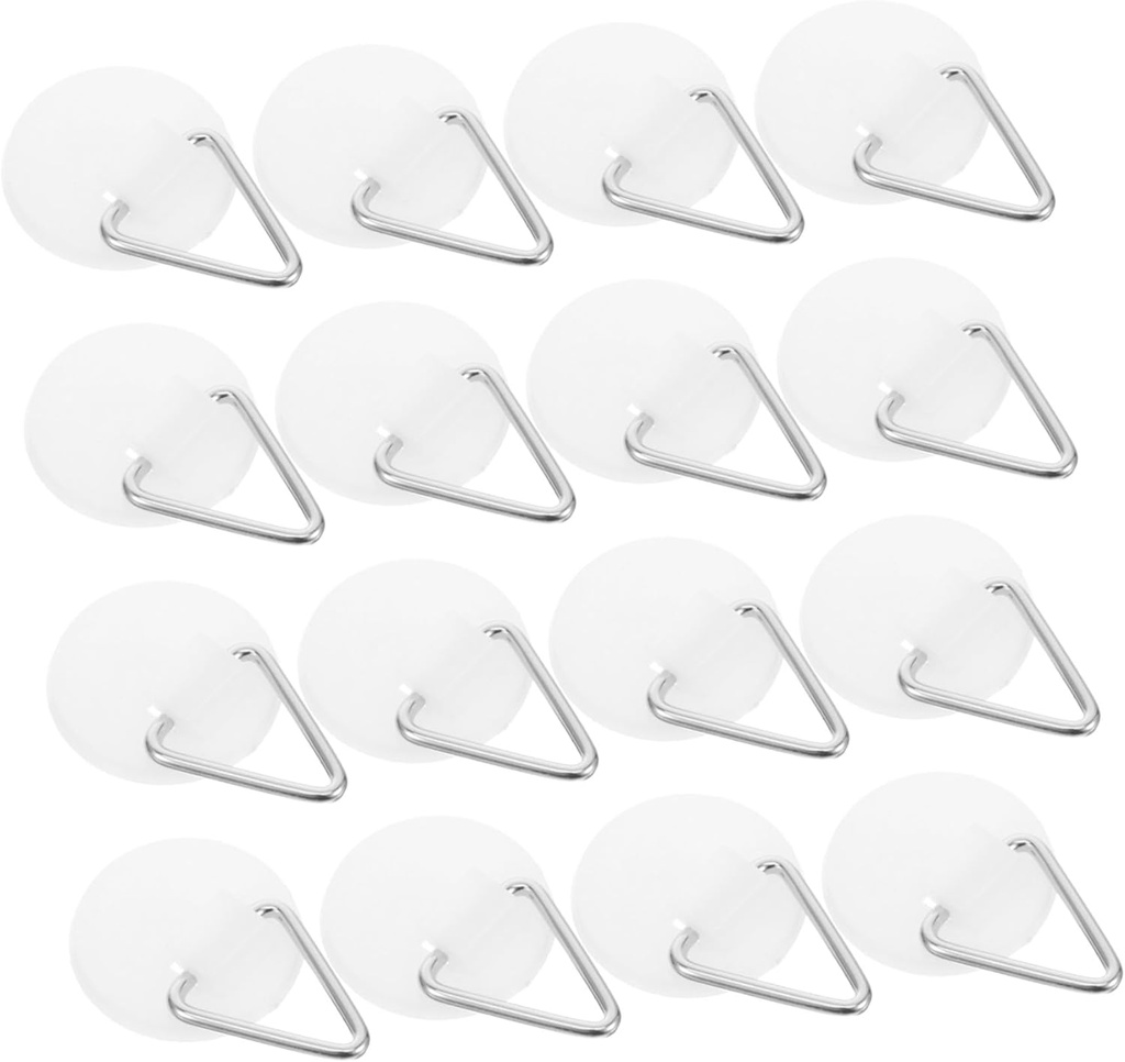 50pcs Invisible Plate Hanger Hooks for Wall Display Adhesive Plate Holders Easy Installation for Ceramics Artwork and More Home