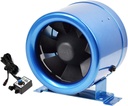 Ventilation Fan 4/6inch Duct Fan Exhaust Fan，Metal Vent Blower Low Noise Fan，Adjustable Speed Duct Fan, Air Ventilator Pipe Ventilation Extractor ventilating Fan(Color:6inch),