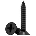 Black Screws,100 PCS #8X3/4 Stainless Steel Phillips Black Coated Flat Head Wood Screws 18-8 (304) Stainless Steel Corrosion Resistant Used in Household Appliances,Woodworking by B1jounie YA