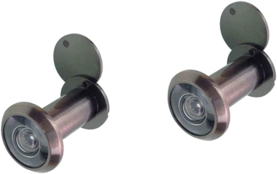 jojofuny 2pcs Door Peep Hole Viewer Prying-Resistant Security for Apartment Door Large Angle Viewer
