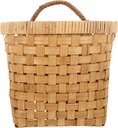 ABOOFAN Ginger Storage Basket Woven Wall Hanging Flower Basket for Front Door Plants Kitchen Home Decor Multi Functional Storage Holder Easy to Clean Space Saving Design