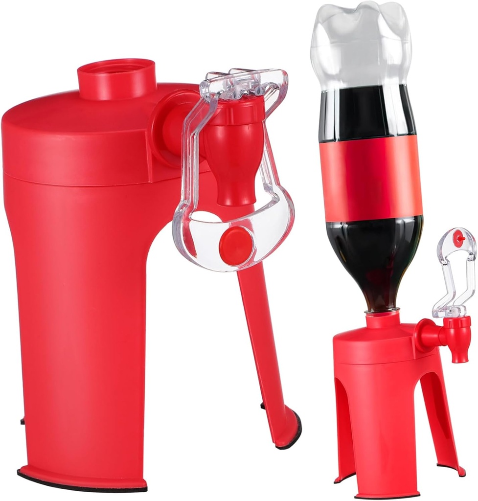 Soda Drink Dispenser Stand with Faucet Creative Beverage Dispenser for Home and Office Easy to Use