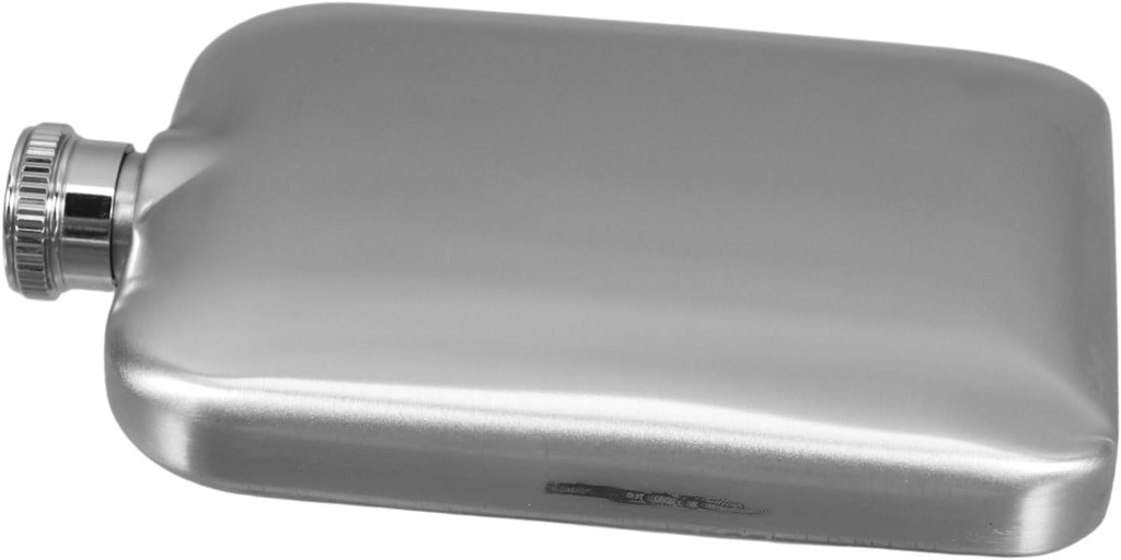 6oz Matte Finish Square Wine Pot Stainless Steel Hip Flask Portable Alcohol Flask for Travel and Sports