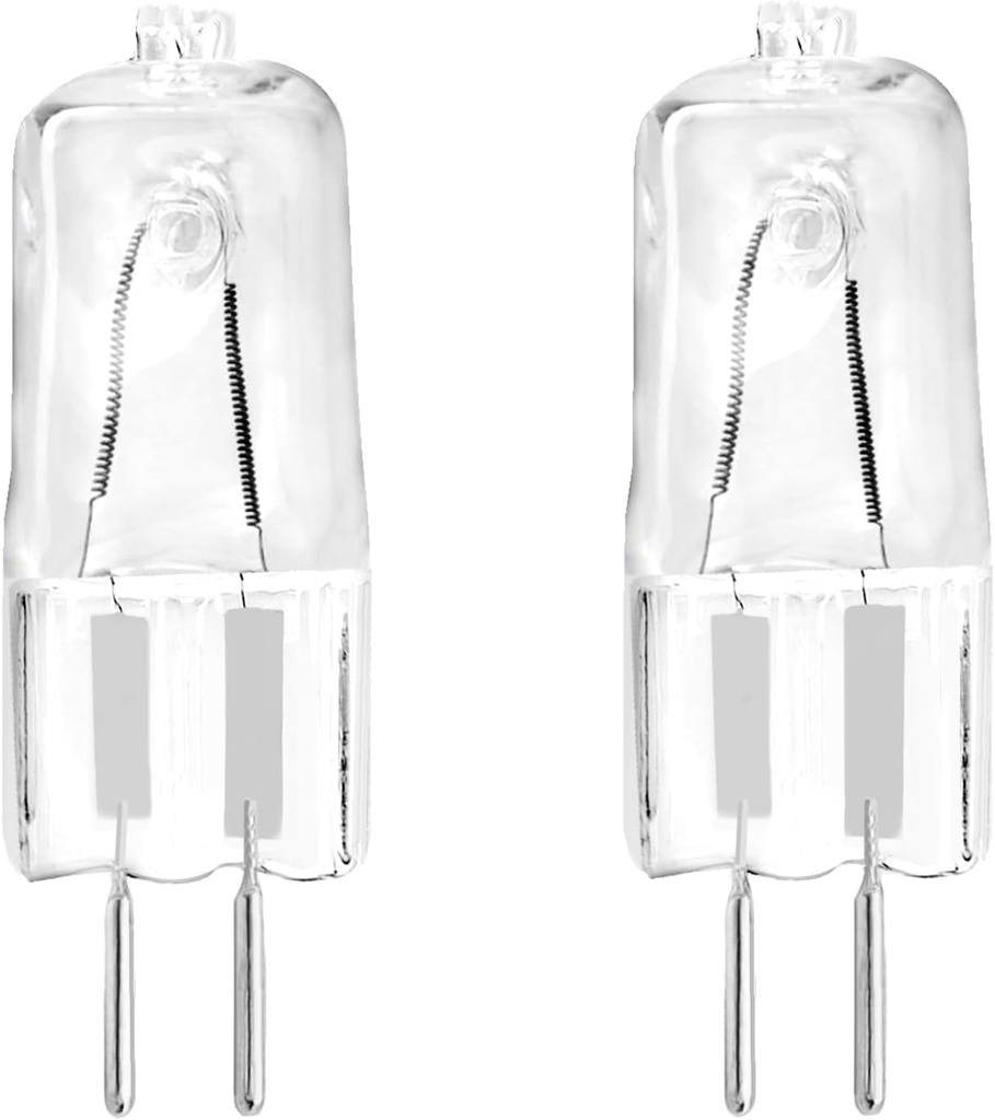 2PCS Microwave Oven Halogen Light Bulbs 130V 50W Compatible with GE CVM521P2M6S1 CVM721M2N8S5 DVM7195BL5TS Replace#: WB02X35488
