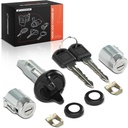 A-Premium Door Lock Cylinder with Key Set Compatible with Chevy Silverado, Tahoe, C1500, C2500, C3500, K1500, K2500, K3500, Suburban 1500 & GMC Yukon, C1500 C2500 K1500 K2500 Suburban, 1995 1996 1997