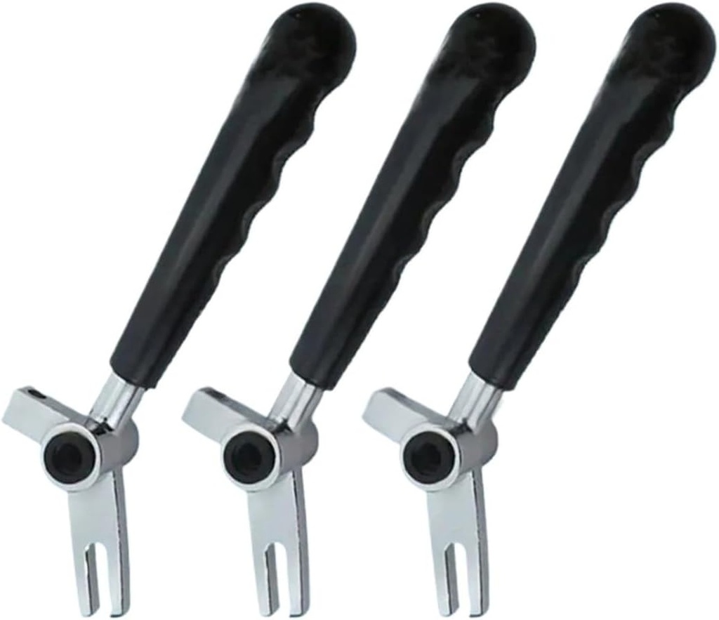 3 Straight Hand Levers Black Color Handles,Compatible For Vevor Soft Serve Ice Cream Machines Parts