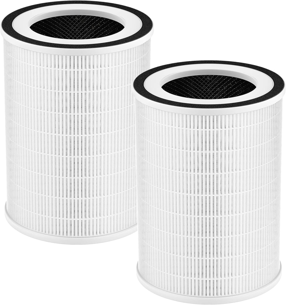 2 Pack HEPA KILO Filter Compatible with Afloia KILO, KILOPLUS, KILOPRO, MIRO,MIRO PRO and MORENTO MR-Kilo, Kalo Air Purifier, 360° 3-Stage Filtration for Odor,Smoke,Dust,Pollen,Pets