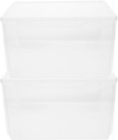 Alipis 2 Pack Breadbox Airtight Crisper Box Homemade Bread Container Pantry Storage Containers Storage Box Lid