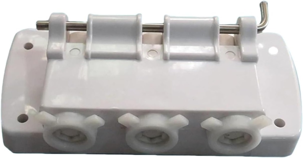 One Set Naked Head Front Panel, Compatible for BQL, Soft Serve Ice Cream Machines White Discharge Face Plate Spare Part Without Handles