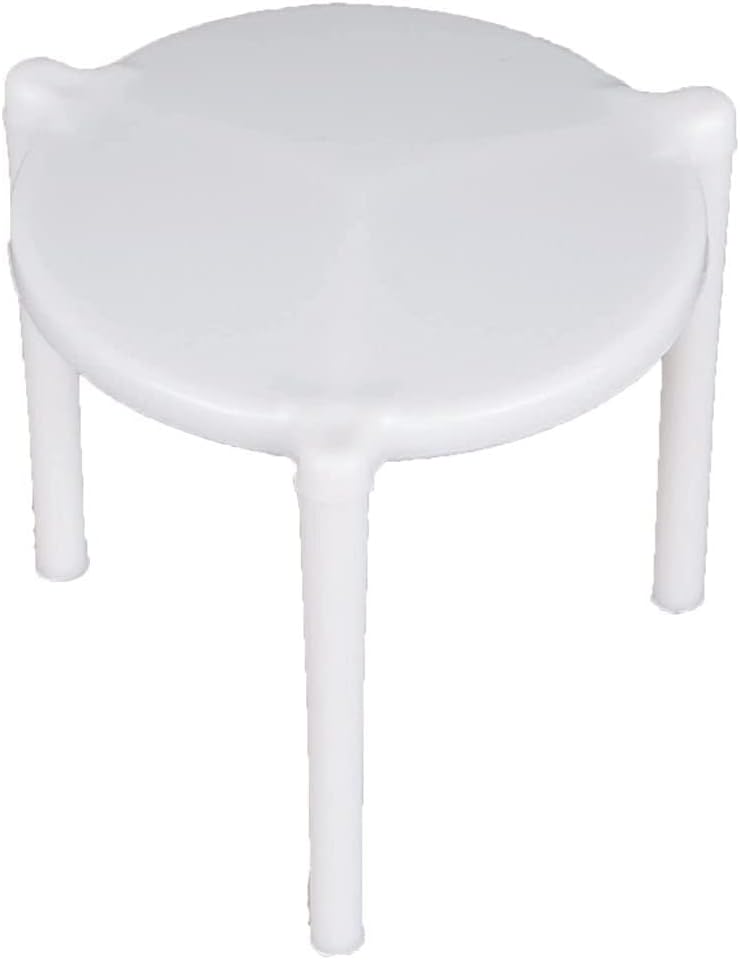 Angel's Peel Lounge Pizza Box Stack/Pizza Saver Stand (Pack of 50)- White Plastic Tripod Stack for Restaurant Container, Catering Boxes and Food Take Out Service (1 5/8" x 1 5/8" x 1 1/2")