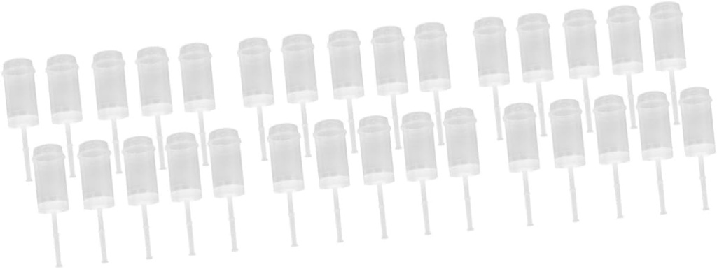 PRETYZOOM 30pcs Cake Push Containers for Cupcake Decoration for Weddings Parties and Events Food-grade Easy to Clean and Use