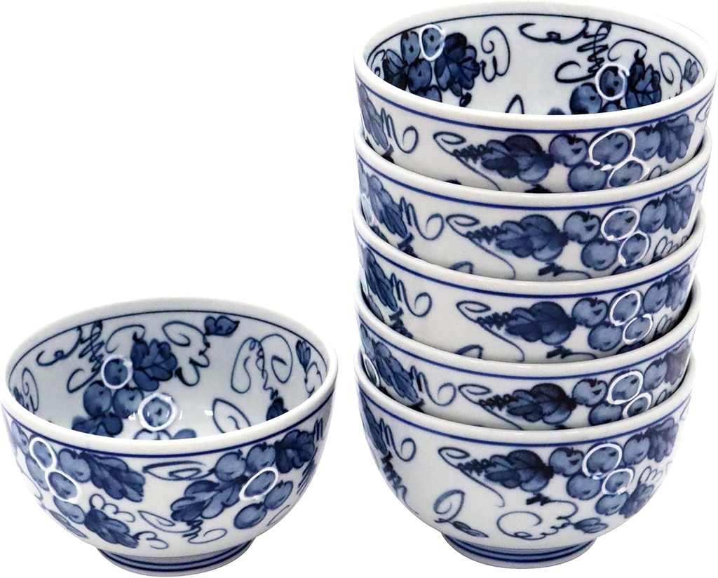 Mino Ware (Amazon.co.jp Exclusive) (Commercial Set) Long-established Teishoku Restaurant Donburi Kyodon Mino Ware 4.0 Kyodon Set of 6
