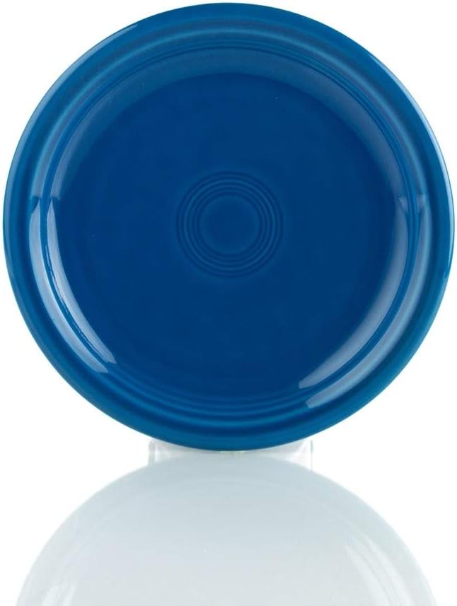 Fiesta® Bistro Salad Plate, (7.25") – Durable Ceramic, Lead-Free, Dishwasher/Microwave/Oven Safe – Made in USA Dinnerware - Lapis