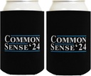 Political Drink Cooler Common Sense '24 2-Pack Can Drink Thermocoolers