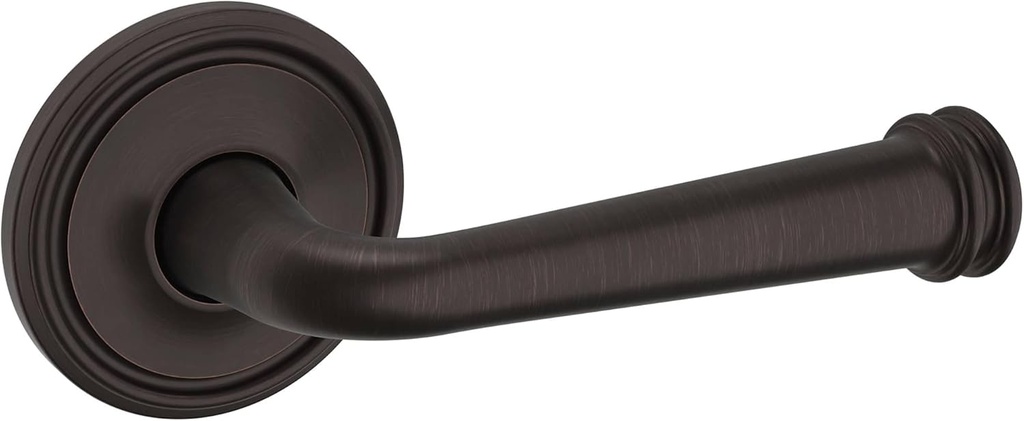 Baldwin 5116.Pass 5116 Passage Door Lever Set with 5070 Rose from The Estate Collection - Venetian Bronze