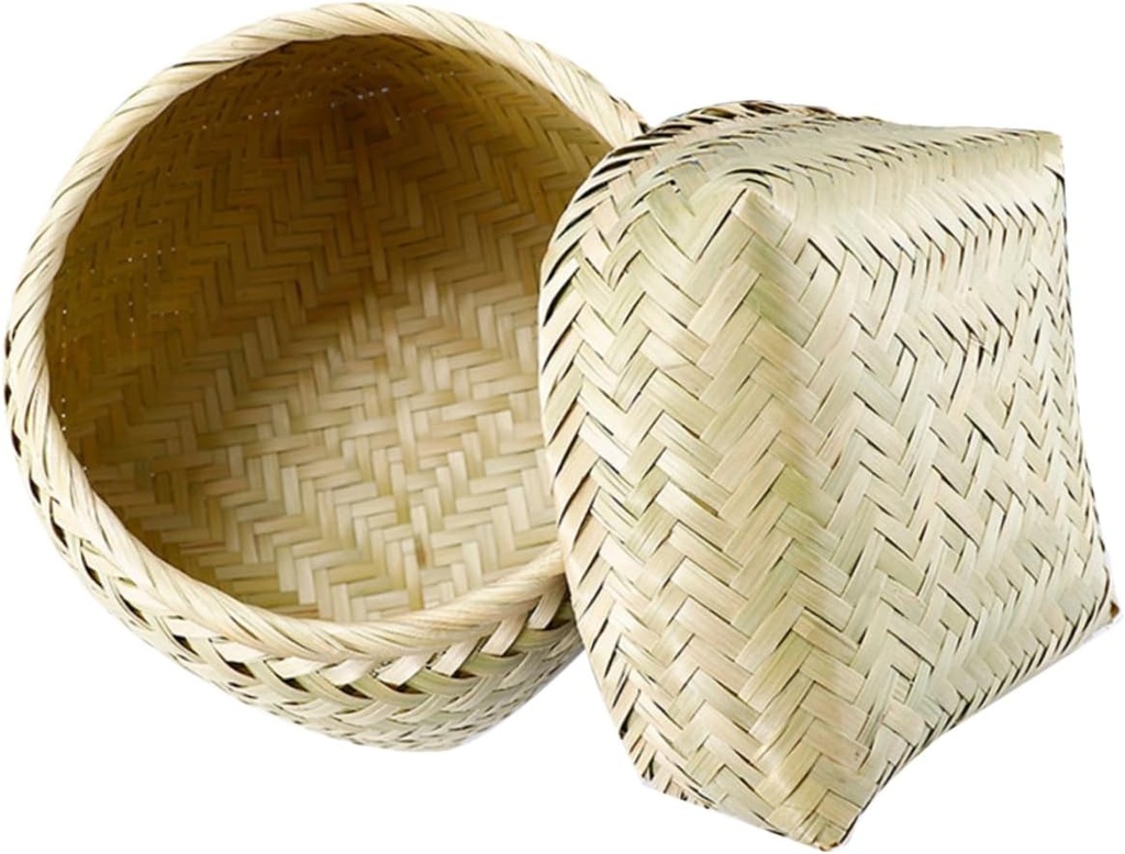 PRETYZOOM 1pc Woven Bread Storage Basket Kitchen Organizer for Snacks Pastries Fruits More for Home Dining and Hotel Use