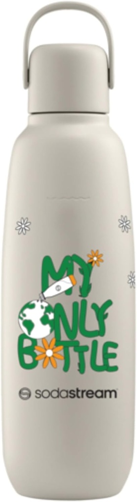 SodaStream Fizz & Go Stainless Steel Earth Day Bottles (Sand Colored)