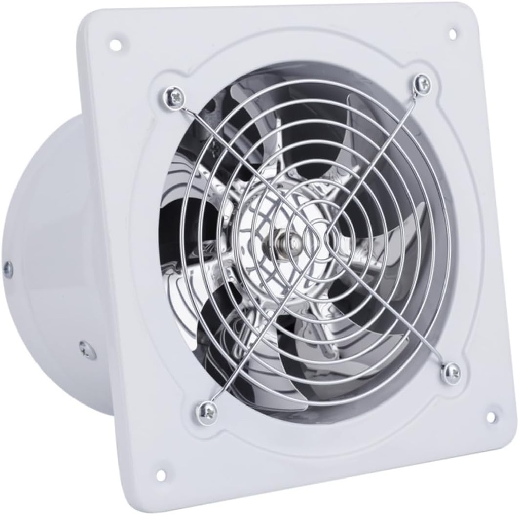 TEHAUX Kitchen Exhaust Fan Ventilation Fan Wall Mount Booster Sturdy Construction Low Noise