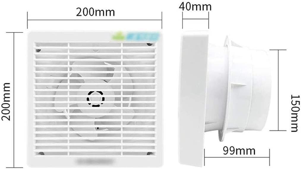 Bathroom Exhaust Fan, Ventilation Fan, Low Noise Bathroom Silent Household Kitchen Range Hood for Bathroom Kitchen