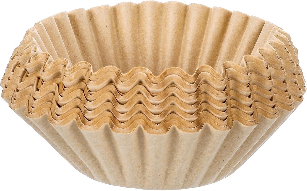 Extra Large Coffee Filters 12, 13, 14, 15, 16 Cup Basket for Commercial, Domestic Coffee Maker Extra High Extra Wide, Anti ground, Flattened Diameter 9.75" (200)