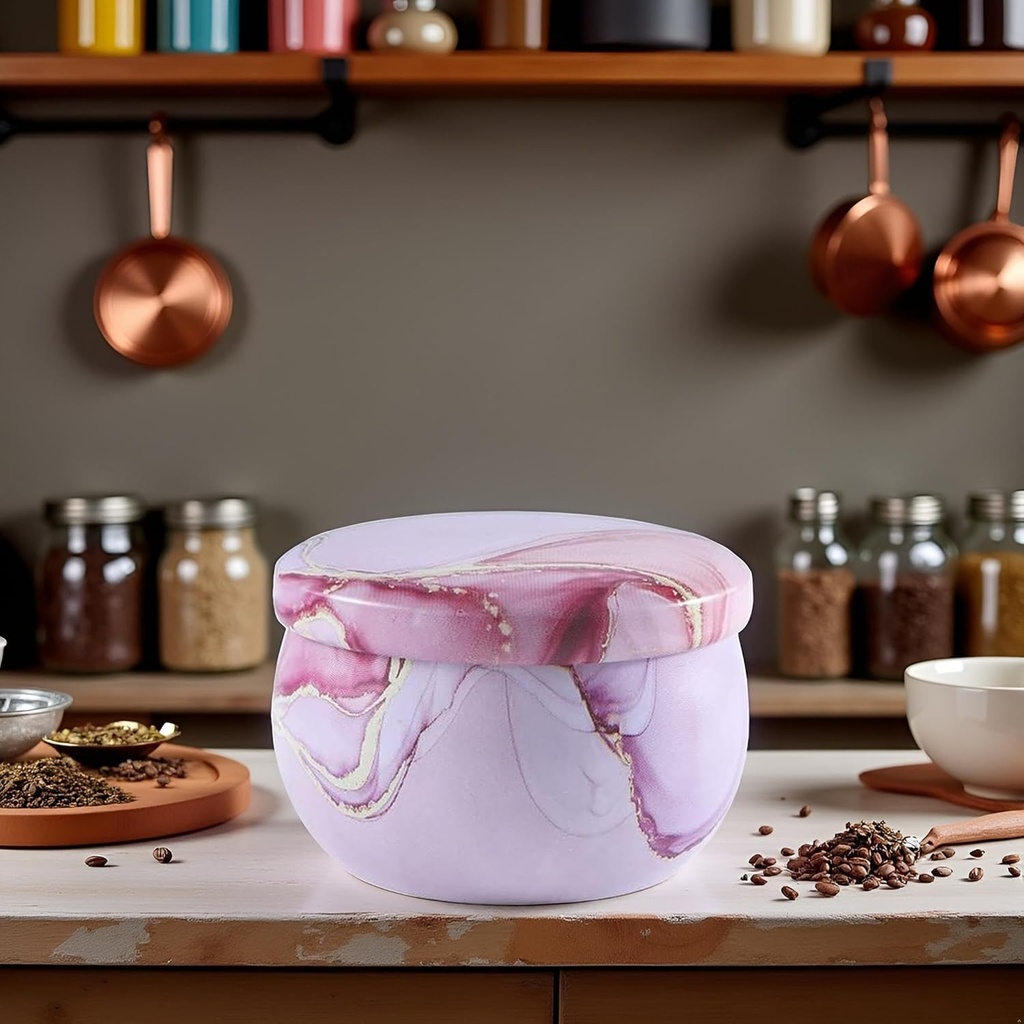 Tea Can with Airtight Lids Display Candle Jar, Food Storage Container For Tea Candy Cookies Coffee Bean Sugar Food Storage Containers With Lids, Kitchen Storage Jar, Food Jars and Canisters (Pink)