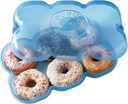 Touch Up Cup Donut Fresh Storage Container Holder, Airtight and Reusable, BPA-Free, As Seen On Shark Tank Products, Pack of 1, Holds 6 Fresh Donuts