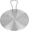 Stainless Steel Heat Diffuser, Cooking Plate Heat Diffuser, Stainless Steel Heat Diffuser Heat Induction Plate Heat Diffuser for Gas Stove Fry Stew Sauce (18#)