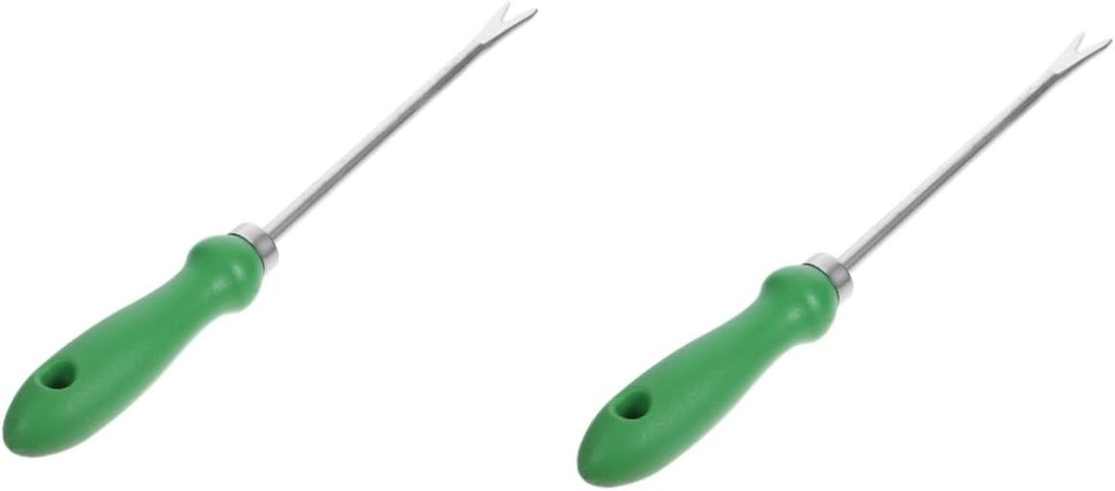 Gadpiparty 2pcs Garden Weeding Tool Hand Weeding Tool for Dandelion Picker Ergonomic Handle