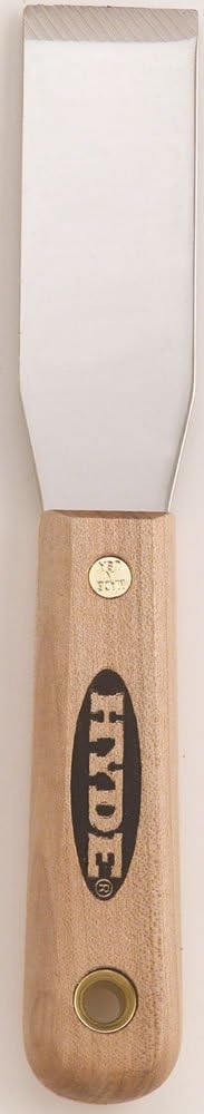 07210 1-1/4 Xhd Stiff Putty Knife W/Hardwood H 346063 Hyde Mfg