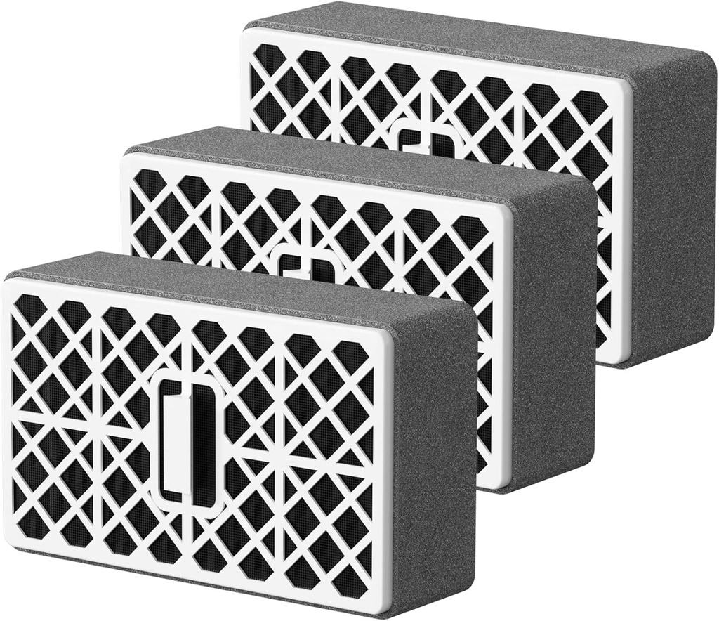 Washlet Deodorizer Air Filter Compatible with Toto THU6474-01/THU6474#01 THU6072 Washlets S550E C5 C2 SW3074 SW3054T40 SW3056T40, Bathroom Toilet Carbon Air Filter Carbon 3 Pack