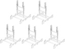 ERINGOGO Folding Photo Frame Stands 5 Pack Acrylic Picture Holders for Display Art