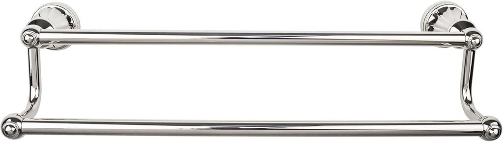 Hudson Bath Double 20.25" Wall Mounted Towel Bar Finish: Polished Nickel