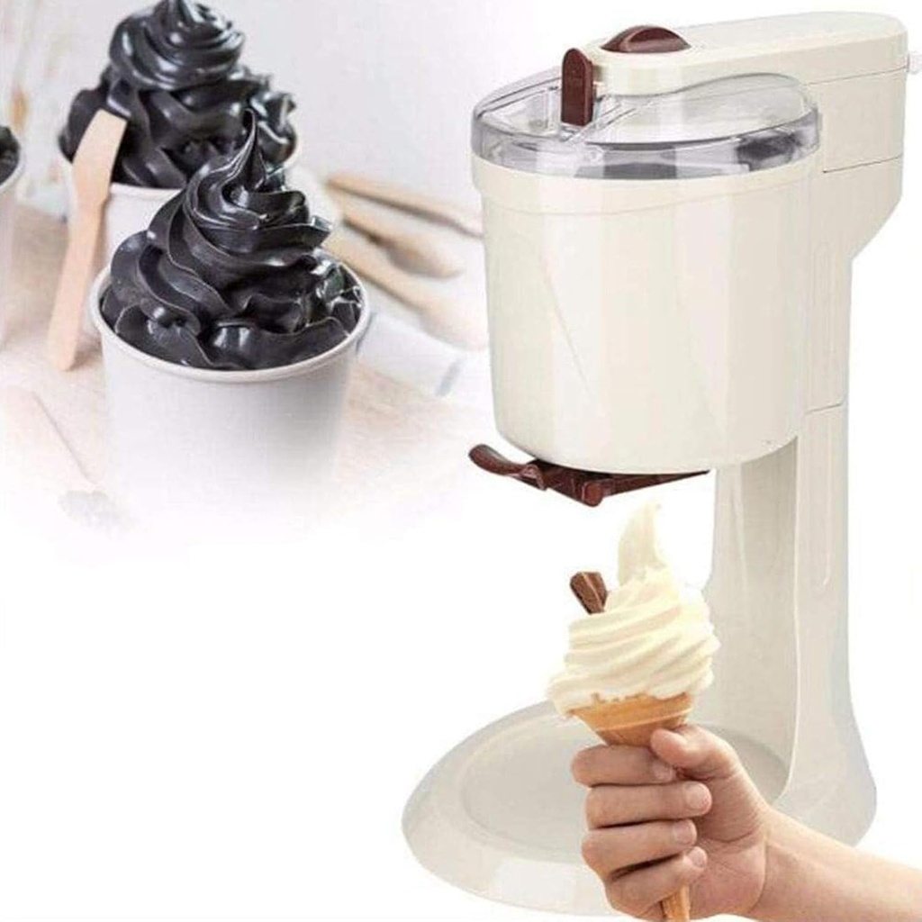 Household Compressor Ice Cream Machine, Automatic Soft Ice Cream Machine 1L Large Capacity, Suitable For Yogurt, Removable