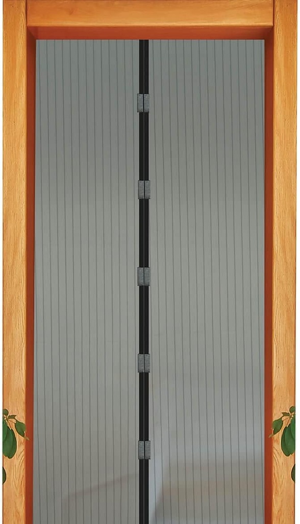 IdeaWorks JB7513 Magic Magnet Screen Door, Black, 1 Pack