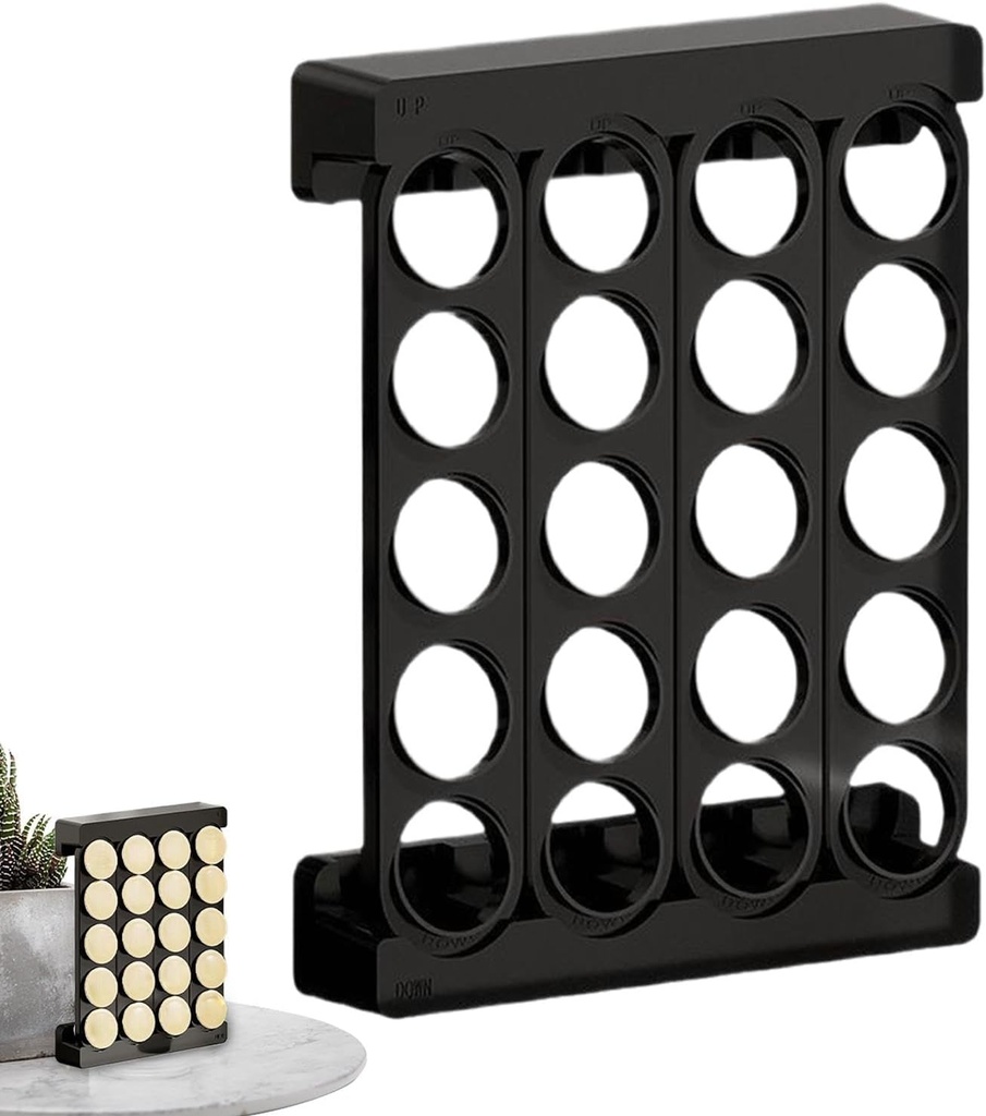 Coffee Storage Rack for Home | Multi-Tier Organizer, Space Saving Vertical Stand, Swivel Stand, Large Capacity, Stylish Durable Design