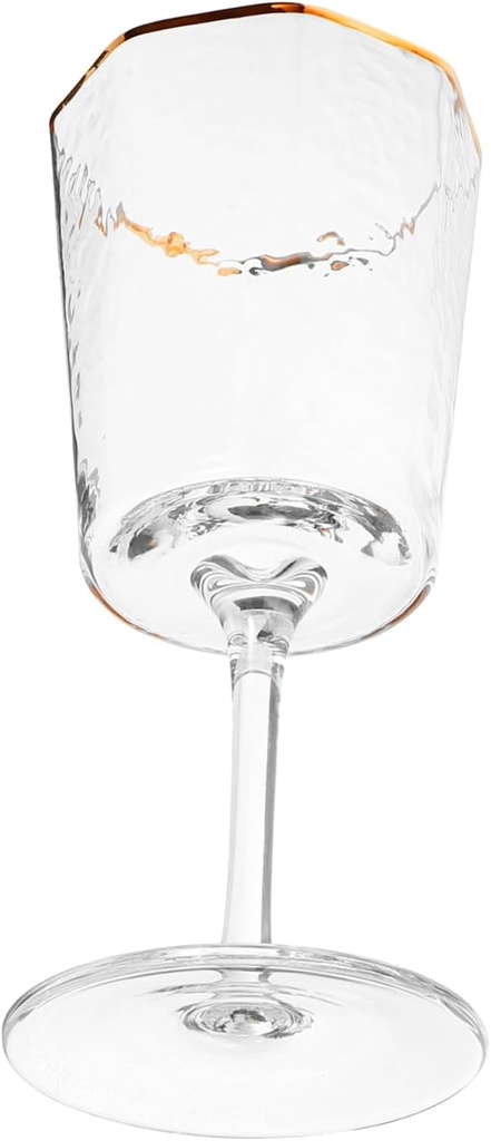 Elegant Rimmed Wine Goblet Versatile Glass Beverage Cup for Home Restaurant for Parties Dining Enhances Aesthetic Appeal Wine Tasting Experience