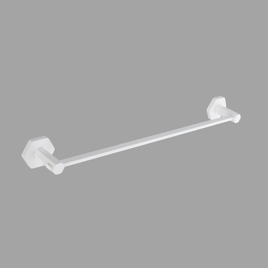 GERZWY 24 Inch Towel Rails Bathroom Towel Bars Bath Towel Holder for Washroom Kitchen Wall Stainless Steel, White