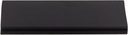 Top Knobs TK502BLK Mercer Collection 4" Europa Tab Pull, Flat Black