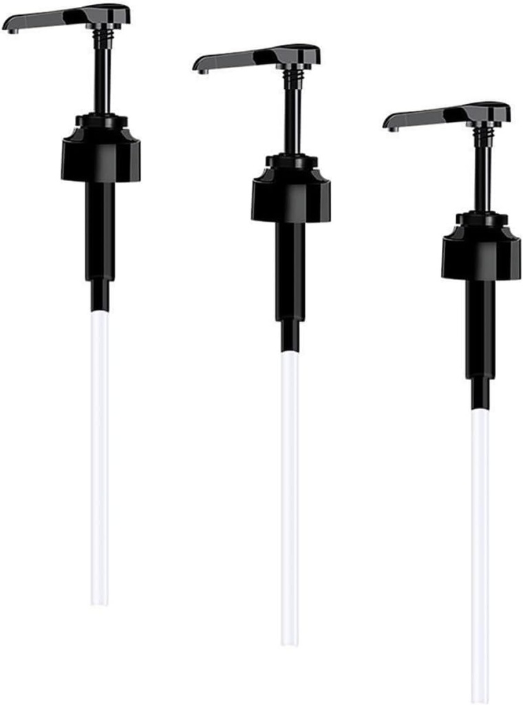 3pcs Oyster Sauce Bottle Nozzle Pump Dispenser Ergonomic Leakproof Heads for Easy Squeeze Food-Grade Pe Material for High and Bottles