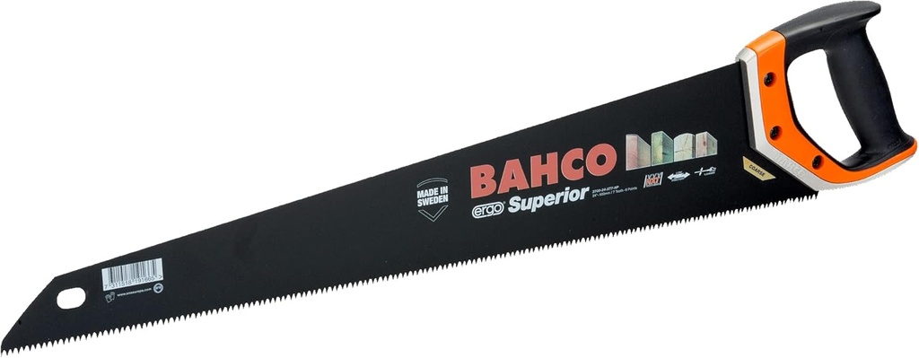 BAHCO 2700-24-XT7-HP 24 Inch Ergo Superior Handsaw with XT Toothing