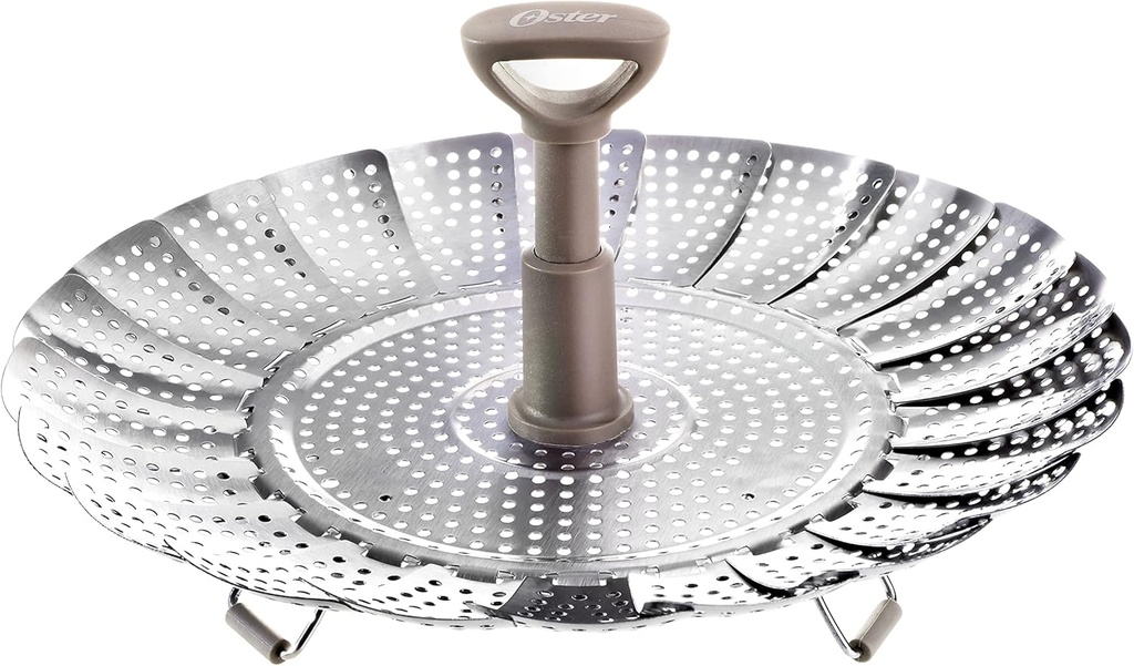 Oster Sangerfield Stainless Steel Cookware Expandable Steamer Insert 7" to 10.5"