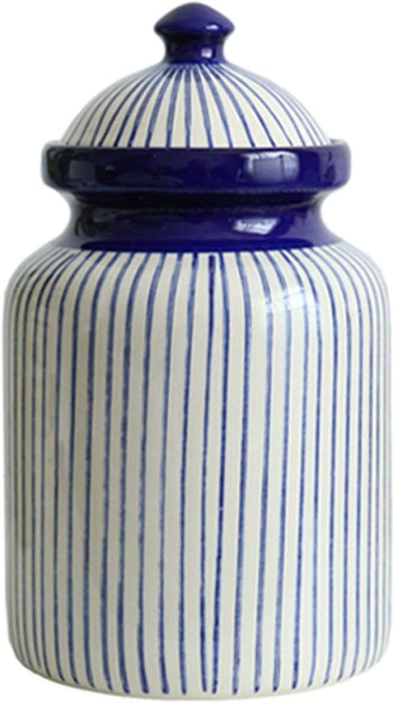 Sugar Bowl,Spice Containers, Cookie Jars For Kitchen Counter, Flour And Sugar Containers Ceramic, Kitchen Canisters For Countertop, Ceramic Airtight Jar-storage jar-1500ml/53oz (Color : Storage Jar,