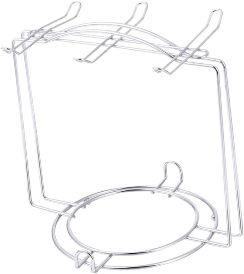 Multifunctional Cup Plate Organizer Kitchen Cabinet and Counter Shelf Organizer Mug Holder Sturdy Stainless Steel