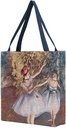 Signare Tapestry Foldable Tote Bag Reusable Shopping Bag Grocery Bag inspired by Edgar Degas (GUSS-ART-ED-BLR-2)