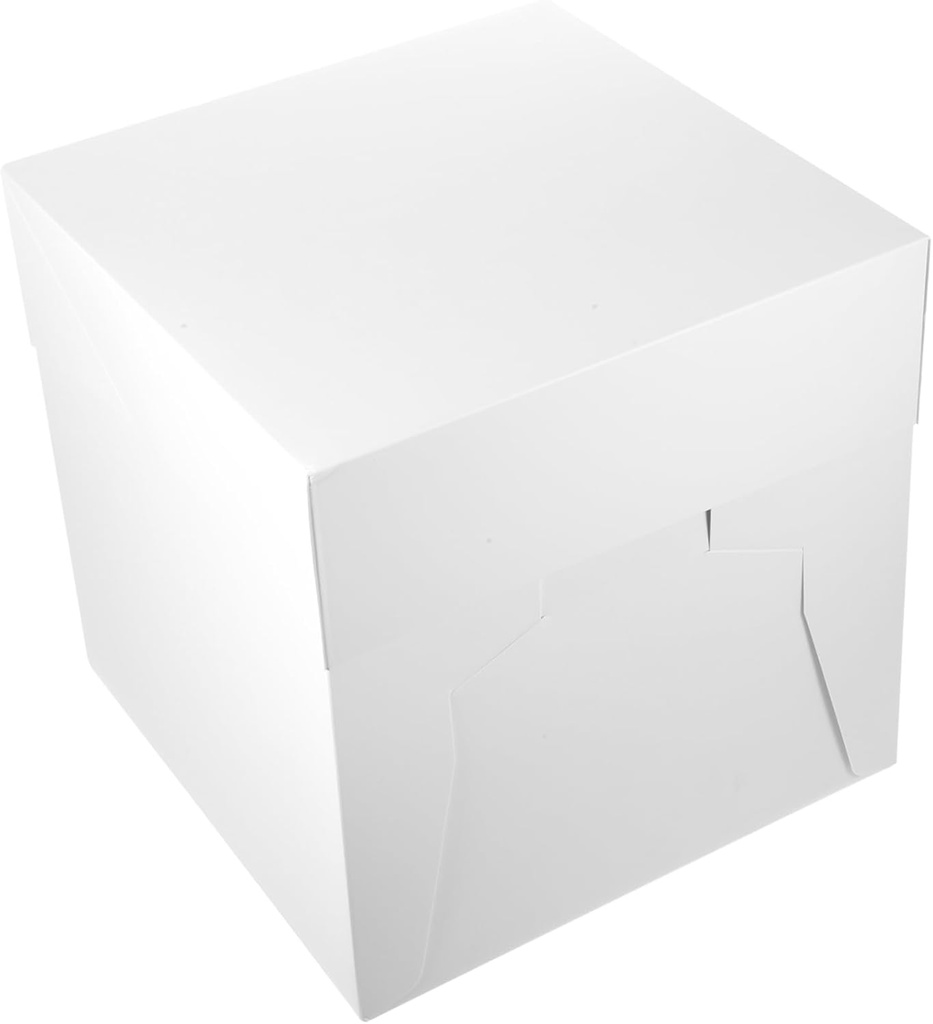 Mikinona Folding Birthday Cake Box Lid for Parties Weddings and Showers Versatile Baking Cake Packaging for Pies Cupcakes and Pastries